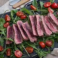 Sliced beef